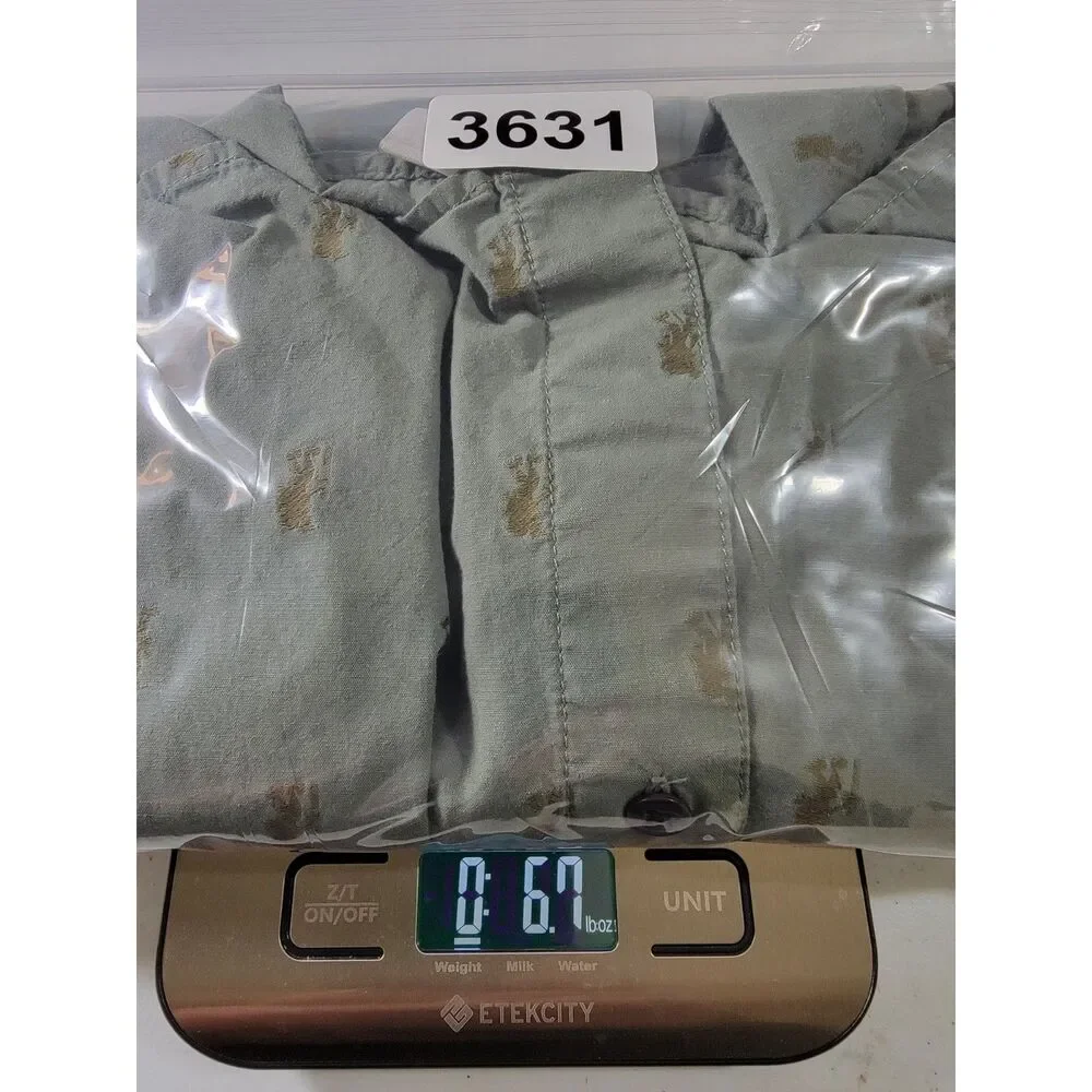 North Face Men's AOP All Over Print Short Sleeve Button Shirt - Large - Picture 6 of 6